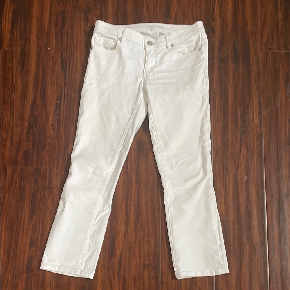 LOFT White Denim Pants